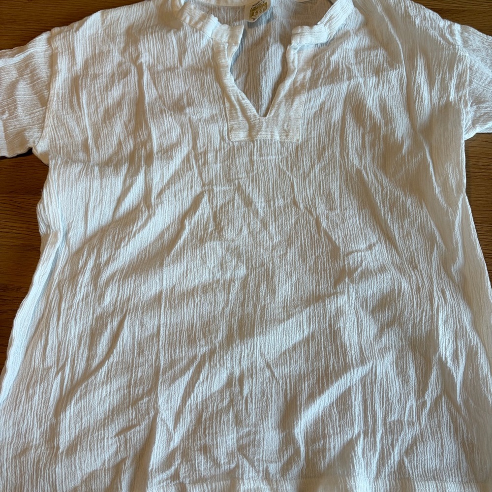 Men's White Casual Shirt